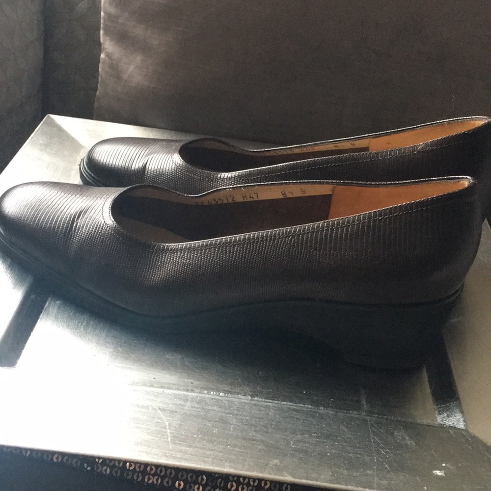 Ferragamo , Brown leather  platform